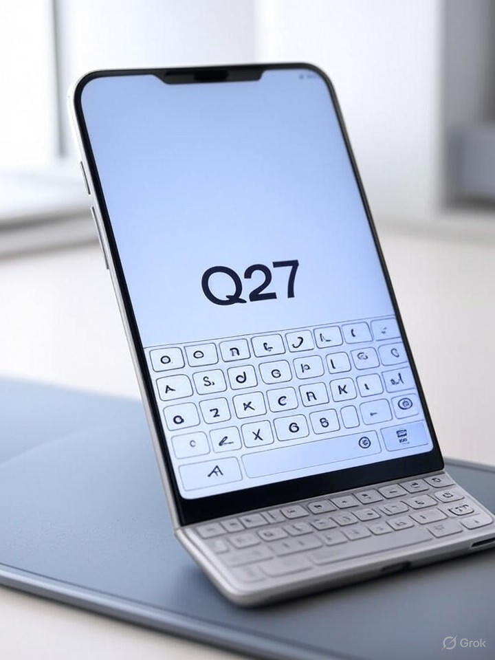 Zinwa Q27 Revives BlackBerry QWERTY Keyboard in 2026 Android Smartphone