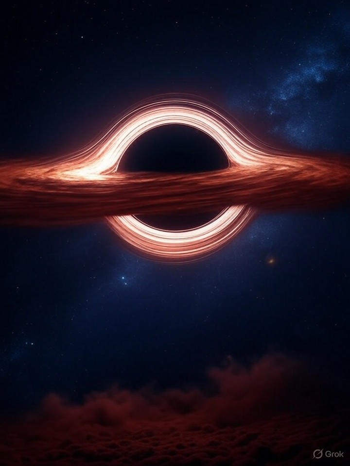 Distant Supermassive Black Hole Defies Growth Limits, Challenges Theories