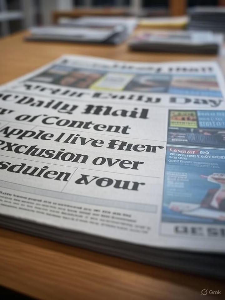 Daily Mail Accuses Apple of Blocking Content, Files CMA Complaint