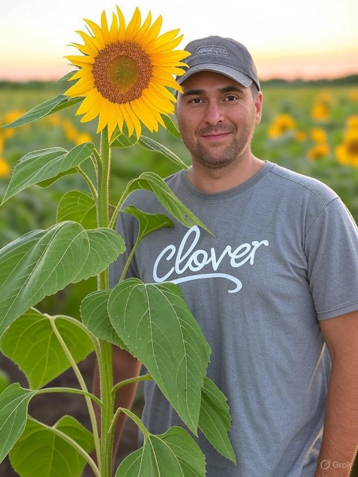 Ukrainian Immigrant Grows World’s Tallest Sunflower as Tribute to Resilience
