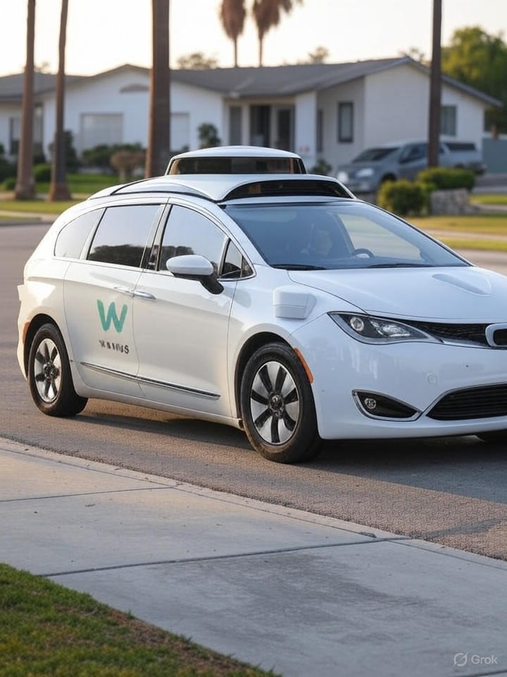 Waymo’s Self-Driving Cars Idle in LA Neighborhoods, Raising Resident Concerns