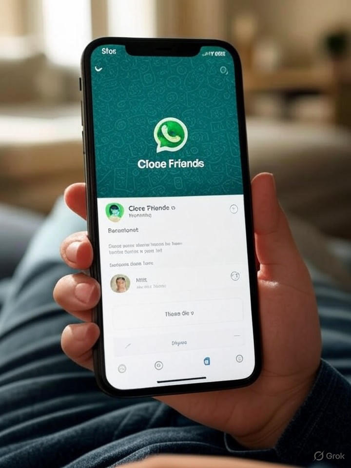 WhatsApp Introduces Close Friends for Private Status Sharing