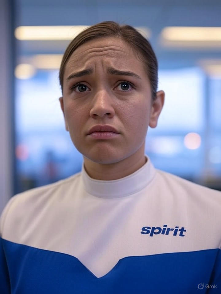 Spirit Airlines to Furlough 1,800 Attendants Amid Bankruptcy Woes