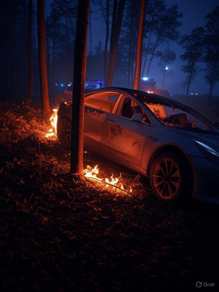 Tesla Crash in Germany Kills 3 in Fiery Wreck Due to Door Failure