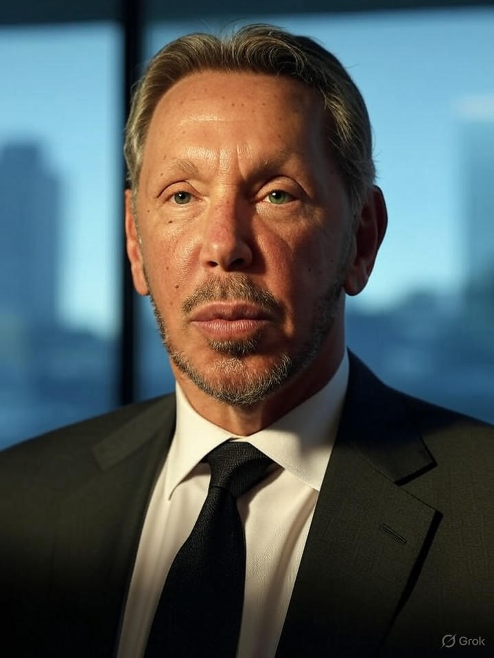 Trump Adviser Dubs Larry Ellison ‘Shadow President’ in Tech Policy Shift