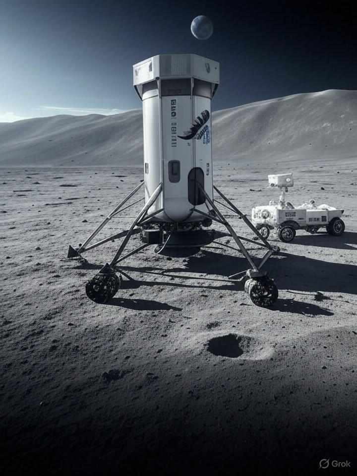 Blue Origin Wins $190M NASA Deal to Revive VIPER Moon Rover Mission