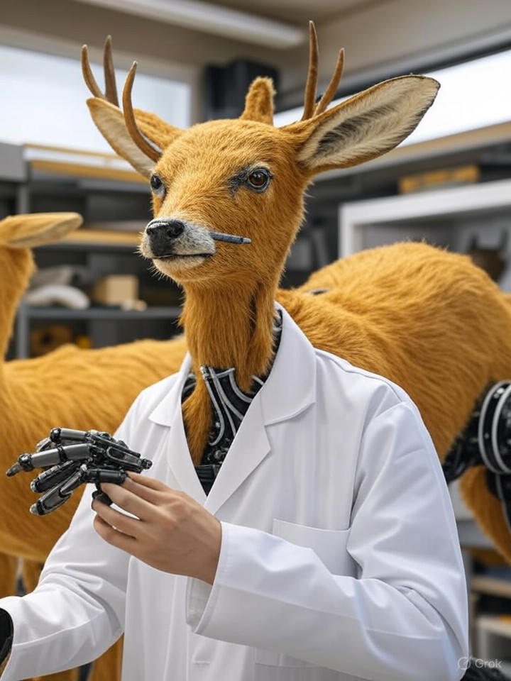 AI-Powered Robotic Decoys: Taxidermists Combat Poaching