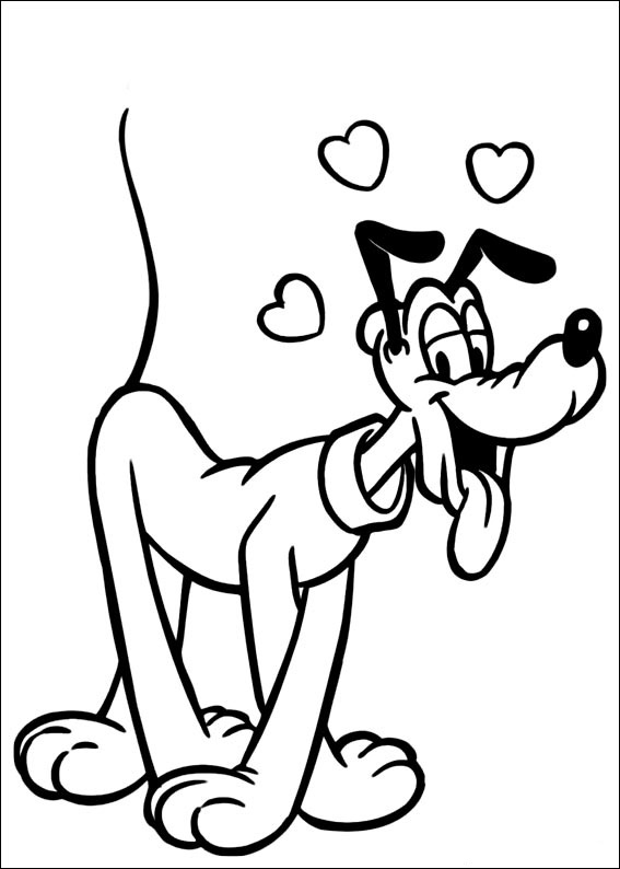 Coloring pages pluto 1