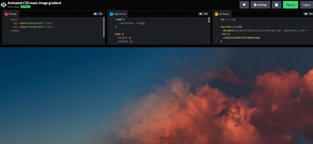 23 javascript background effects
