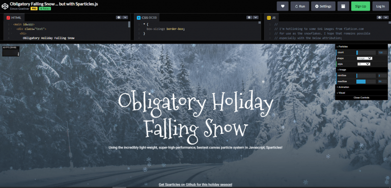23 javascript background effects