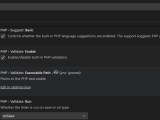 Xampp Visual Code Setup Php Executablepath And Php Validate Executablepath