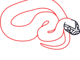How To Draw An African Rock Python