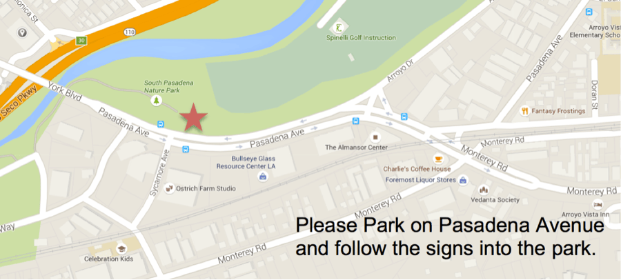 Map of South Pas Nature Park