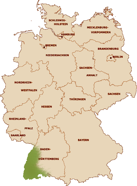 Alle informationen zum skifahren und skiurlaub bayern. Region-Baden. Wein aus dem Badischen. Breisgau, Ortenau