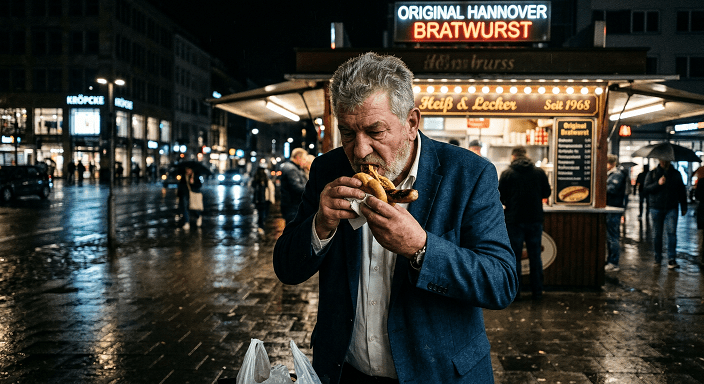 Der alte Mann und die Wurst