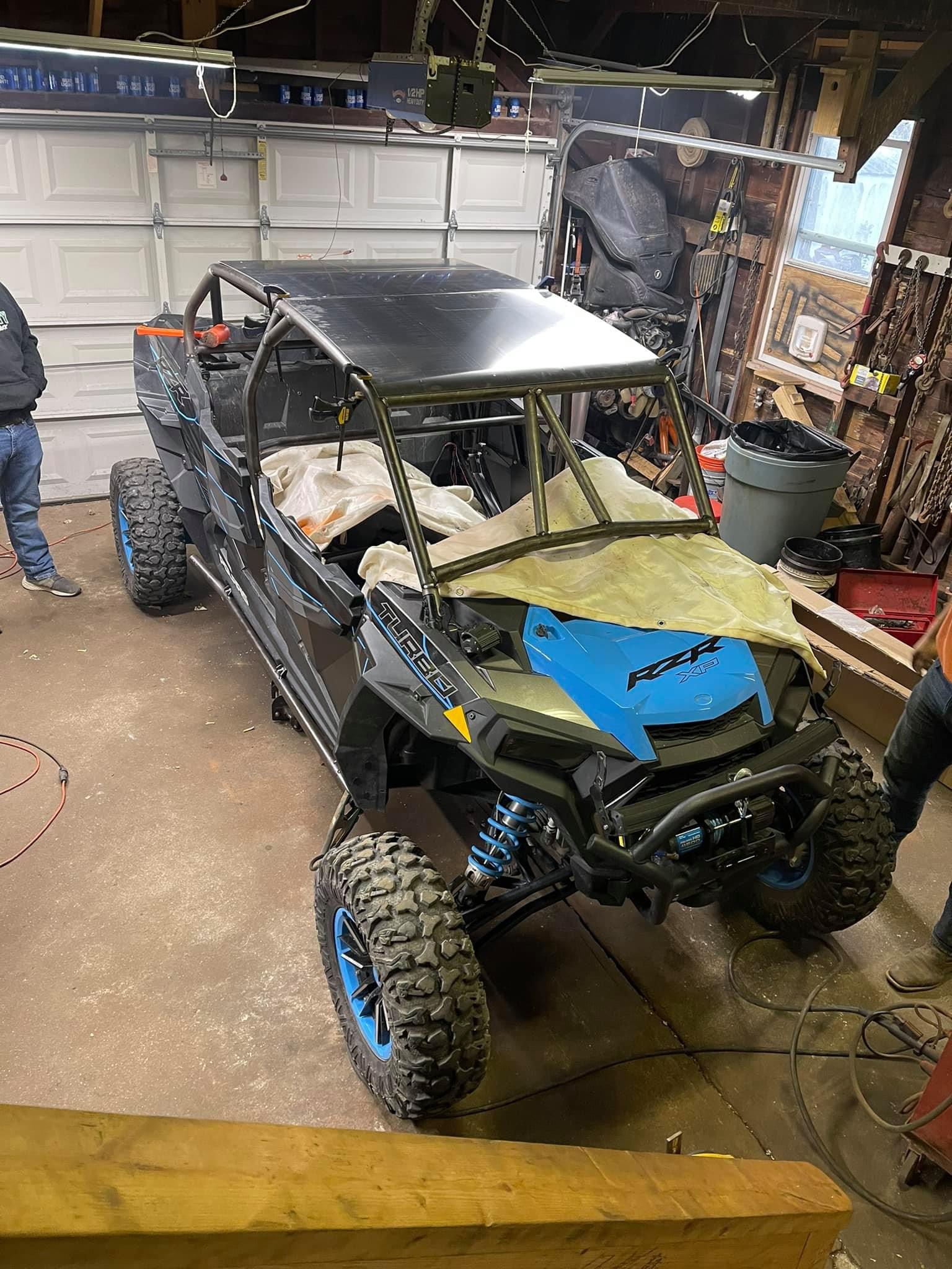 RZR XP 4-Seat Radius Cage Kit - WELDERD