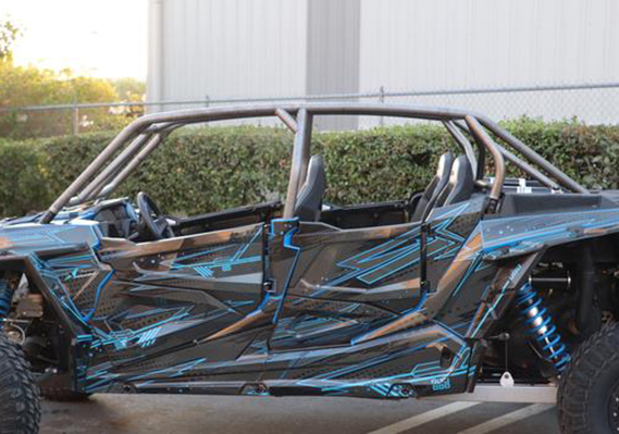 RZR XP 4-Seat Radius Cage Kit - WELDERD