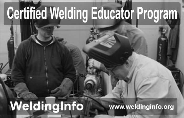 certified welding educator program
