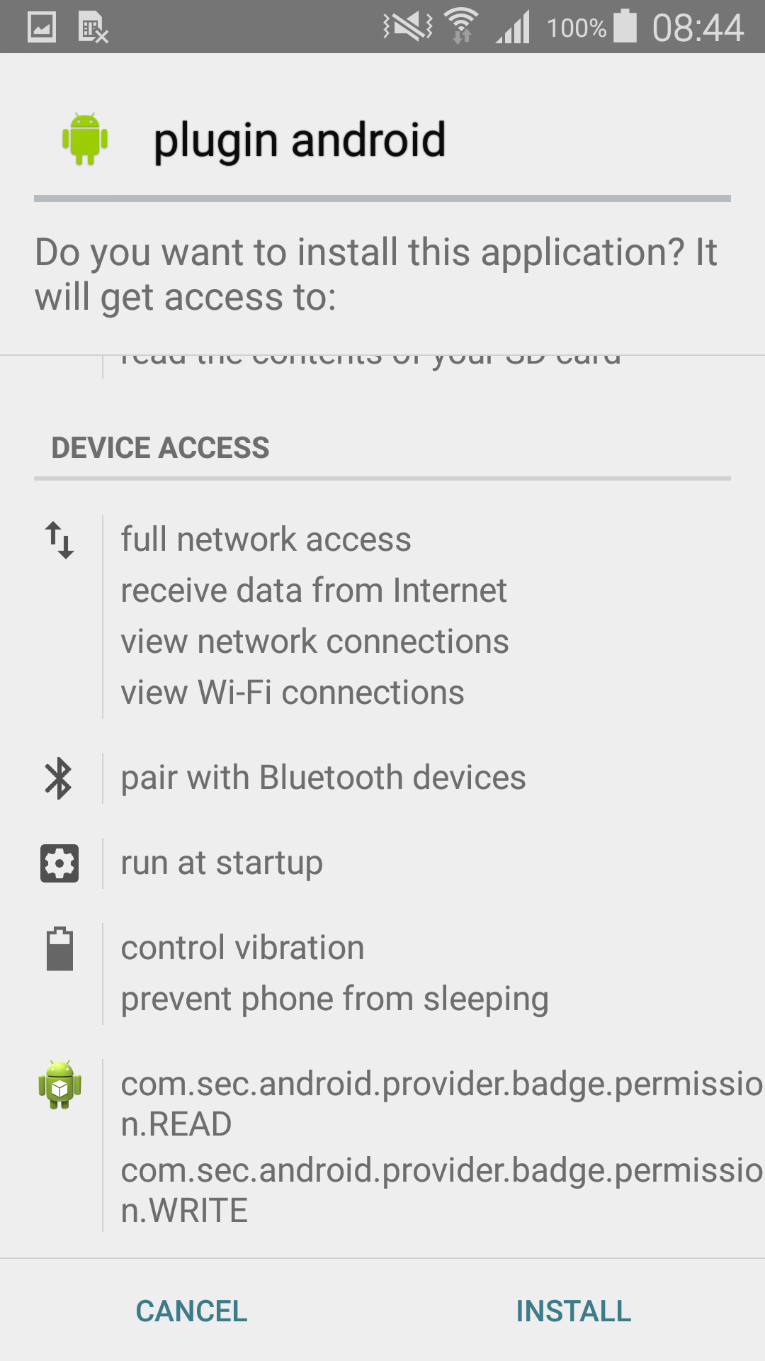 Ad-displaying component disguised as “plugin android” on Google Play