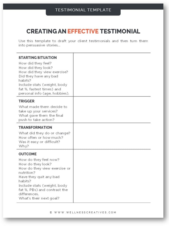 Moreover, it saves us to cover surprising expenses. Tools Templates Resources For Personal Trainers