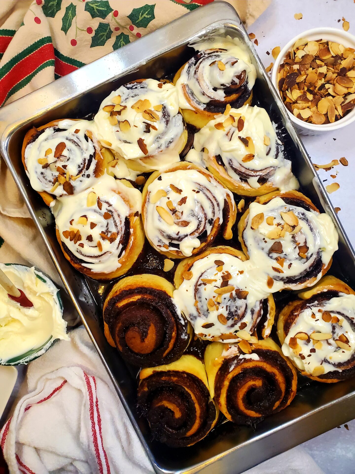 Easy Overnight Chocolate Spice Cinnamon Rolls (Recipe Inspired by