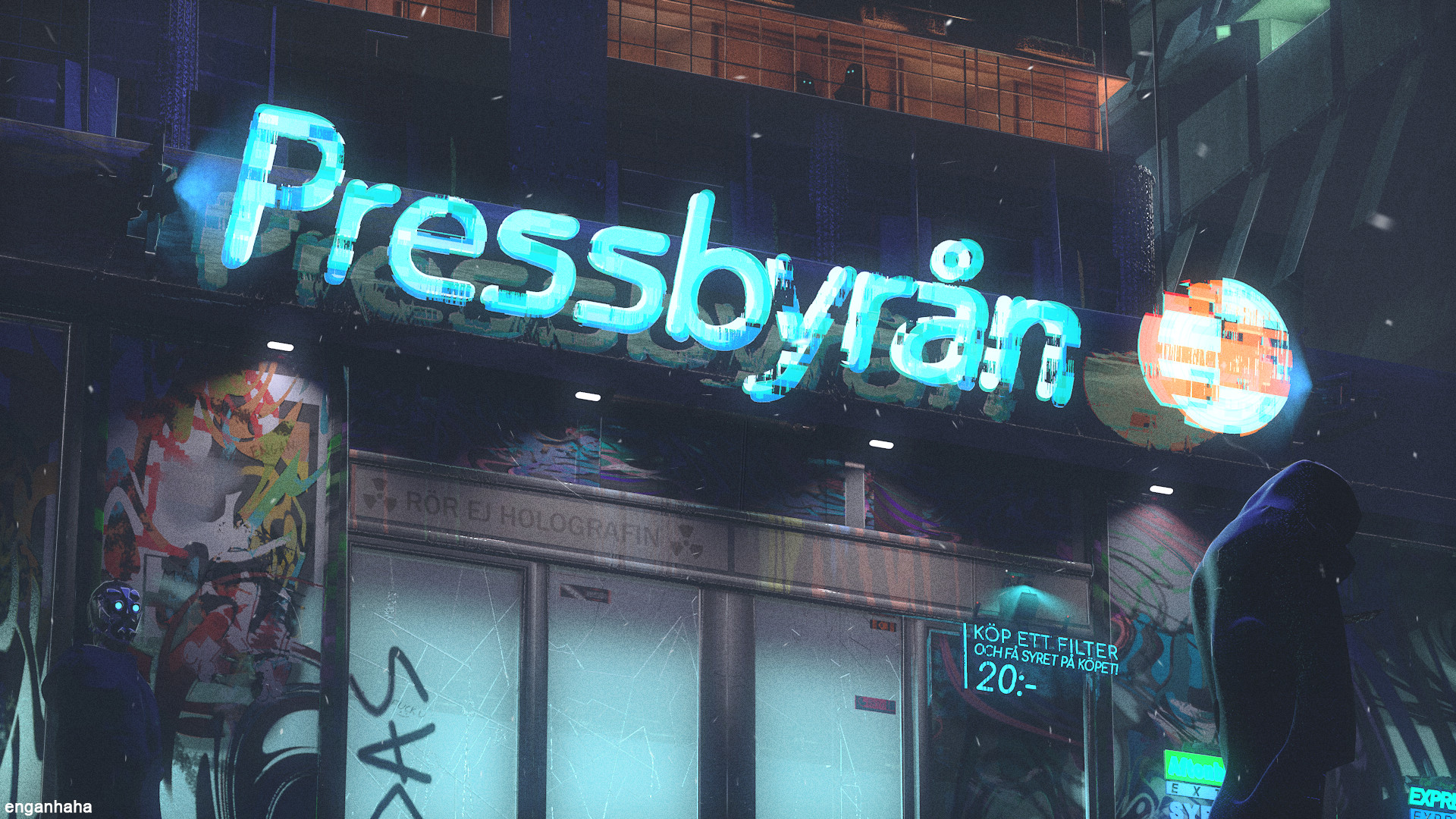 Read more about the article Weekly Design Inspiration #2 – Cyberpunk Images