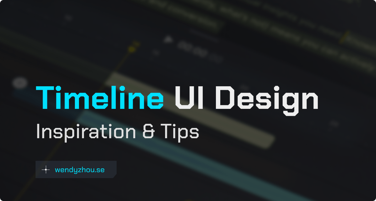 8 Gorgeous Timeline UI Design (Inspiration & Tips) - Wendy Zhou