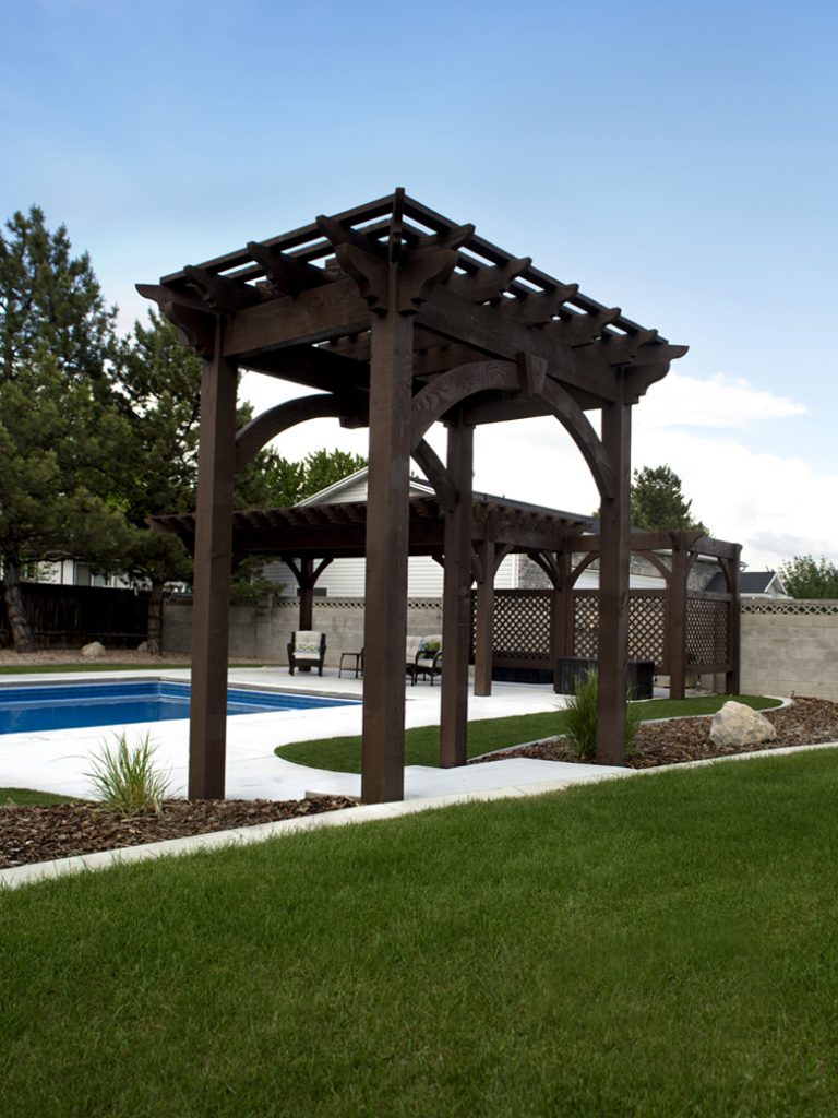 Wright timberframe pergolas are built to last. Swimming Shade No More Replacing Lounge Pool Umbrellas Western Timber Frame