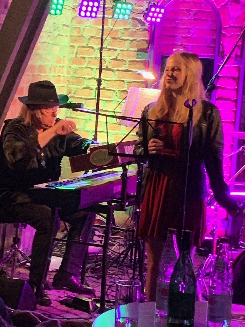 Knut Maurer und Leonie Malthaner bei einem Aufritt