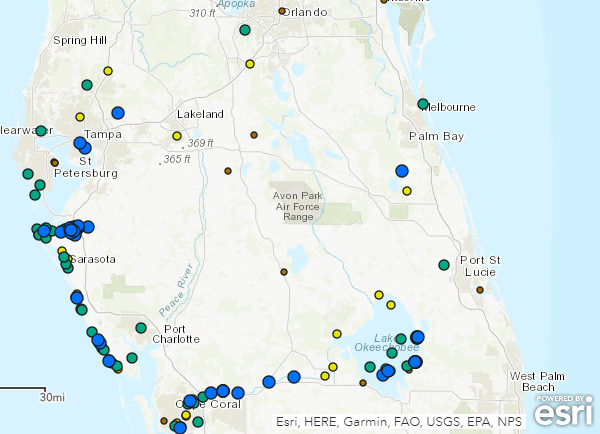 Algae In Florida Map Oconto County Plat.