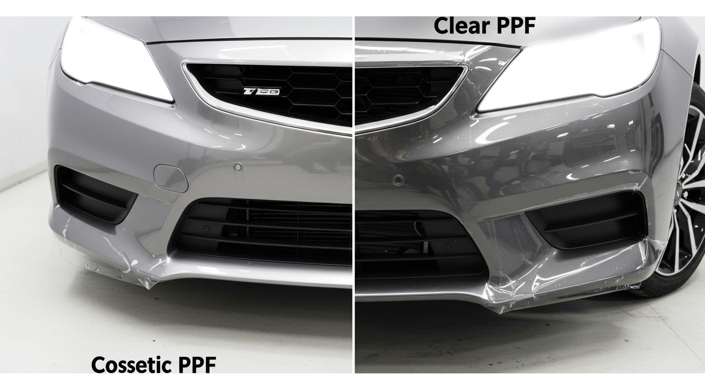 Cosmetic PPF Vs Clear PPF: A Complete Comparison Guide 2025