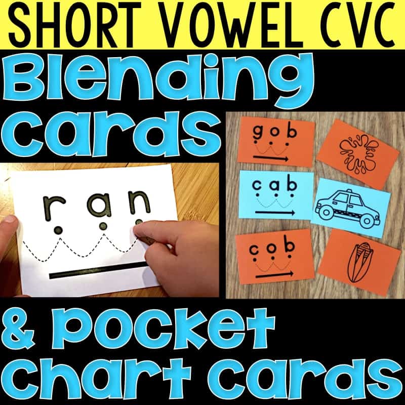 Today we are going to see the next step after blending, i.e cvc words/word families. Blending Cards Short Vowel Cvc Words