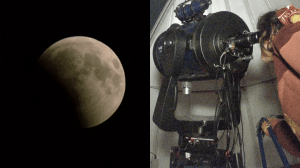 Lunar eclipse: Time-lapse of the moon, viewer photos, and reaction at RIT observatory