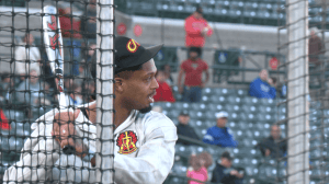 Damar Hamlin at third-annual Home Run Derby