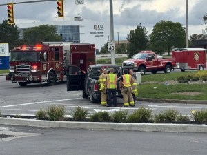 Trucks crash on Hylan Drive, near Marketplace and Jay Scutti plazas on Sunday