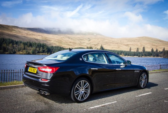 Quattroporte relaxes in Brecon Beacons
