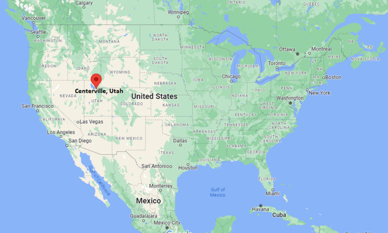 Where Is Centerville UT USA Location Map Of Centerville Utah Centerville Location Map Ut 
