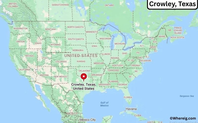 Where Is Crowley TX Location Map Of Crowley Texas Crowley Location Map Tx 