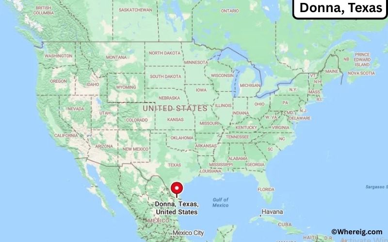 Where Is Donna TX Location Map Of Donna Texas Donna Location Map Tx 