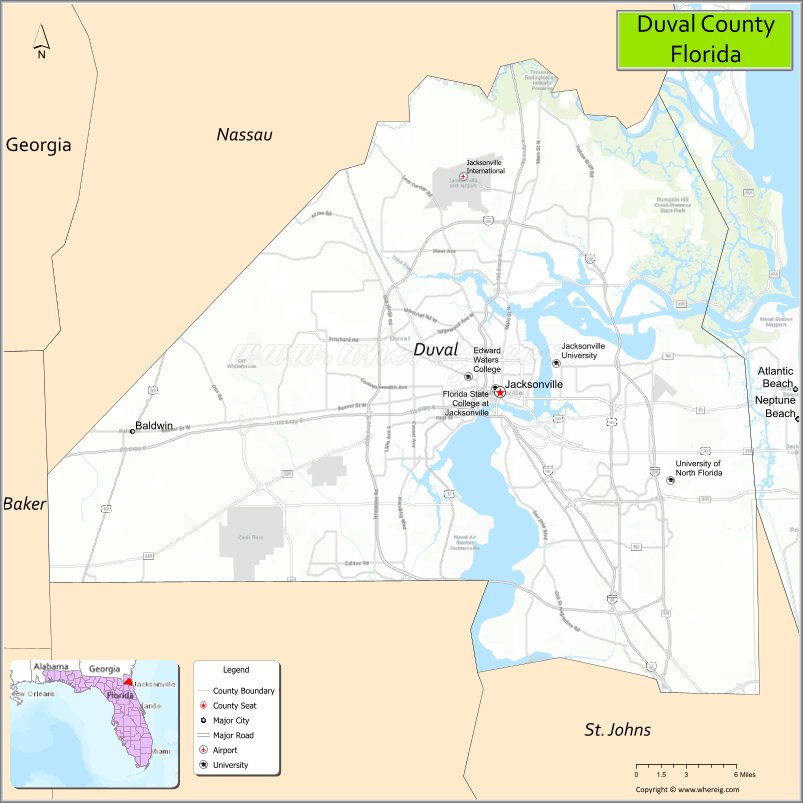 Duval County Florida Zip Code Map At Carl Buteau Blog Duval County Map Fl 