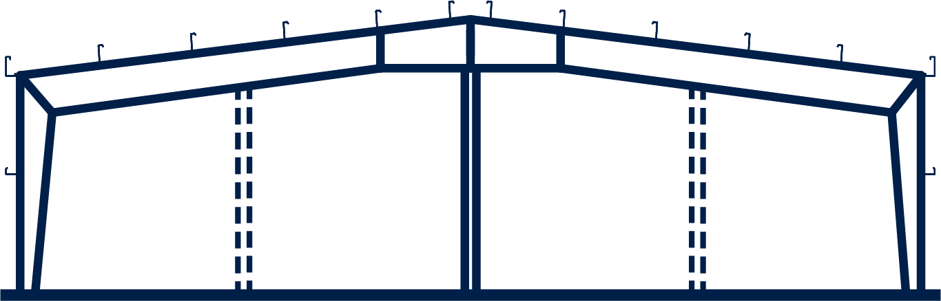 Column and beam frame