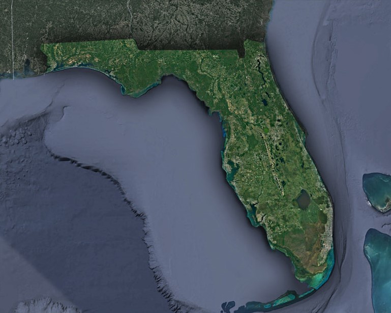 Maps Of Florida Unraveling The Mysteries Of The Sunshine State Florida Satellite Maps State Embedded 