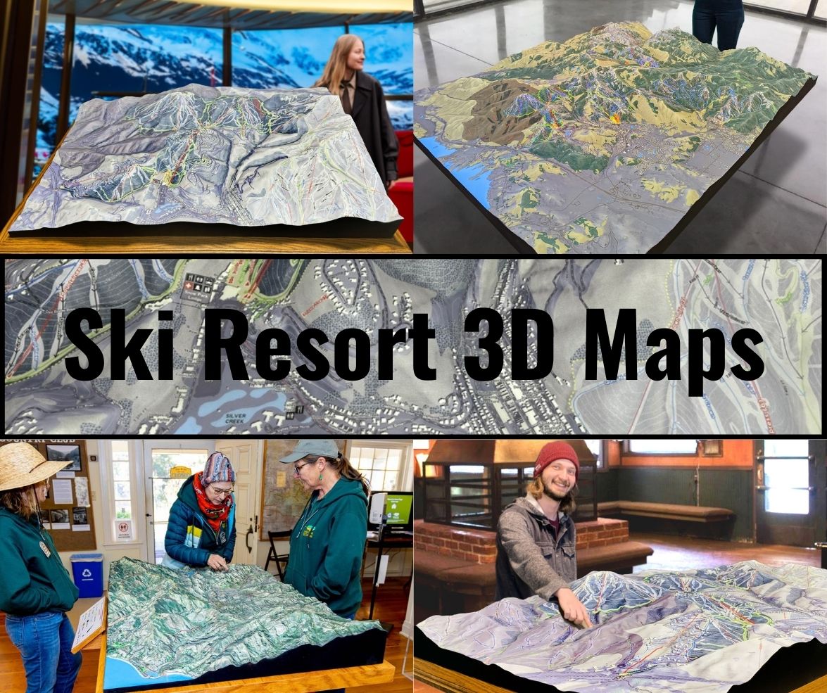 Killington Ski Resort 3D Maps WhiteClouds Ski Resort 3D Map 
