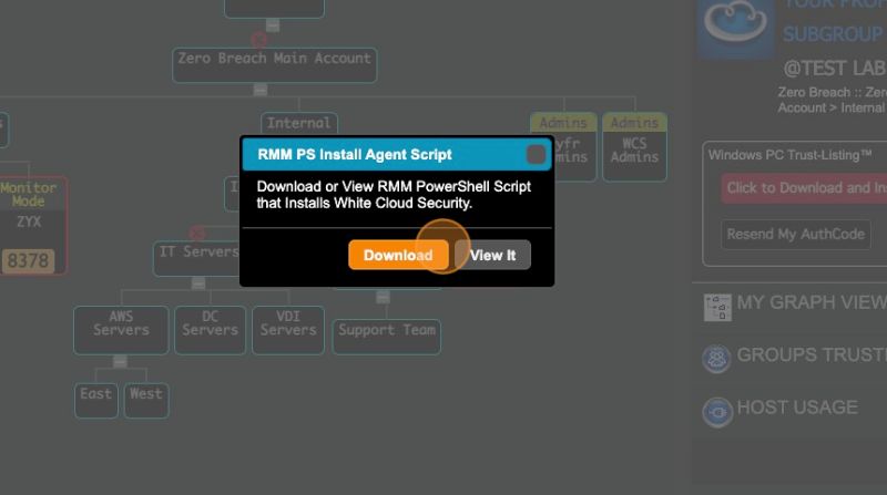 Using Rmm Scripts White Cloud Security Trust Lockdown Version 1 5 1e - Stunning Geometric Background - Mobile