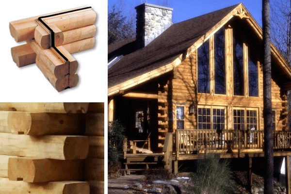 Rustic Profile Corner Style Option: Mortise-and-Tenon Featuring Interlock™ Joinery System