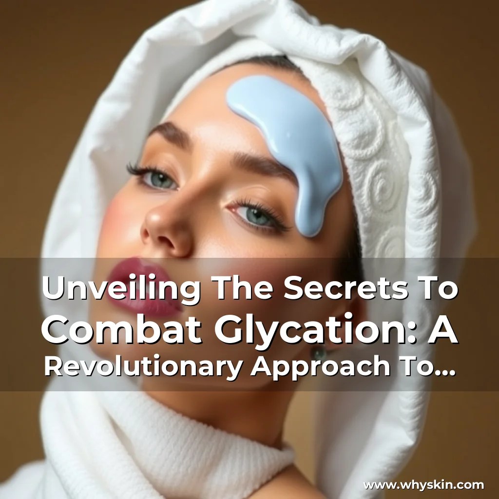 Unveiling the secrets to combat glycation: a revolutionary approach to radiant skin!