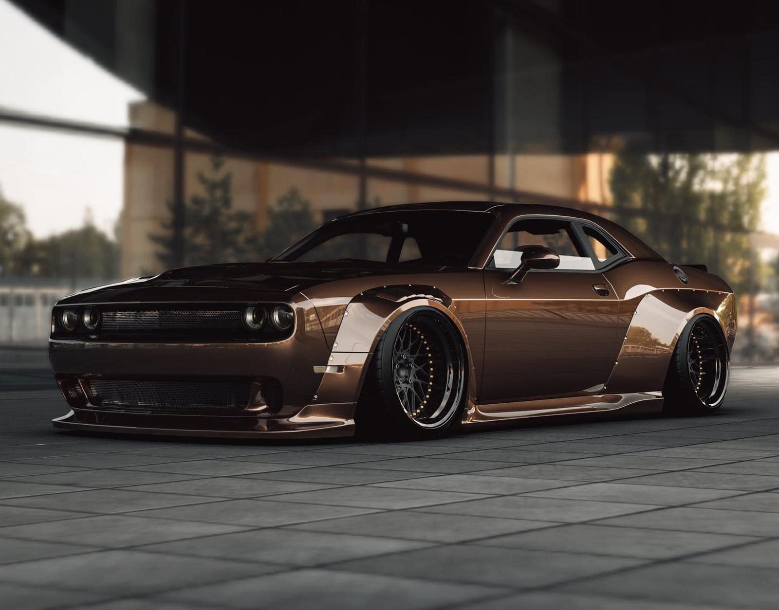pic Dodge Challenger Demon Widebody widebodykit