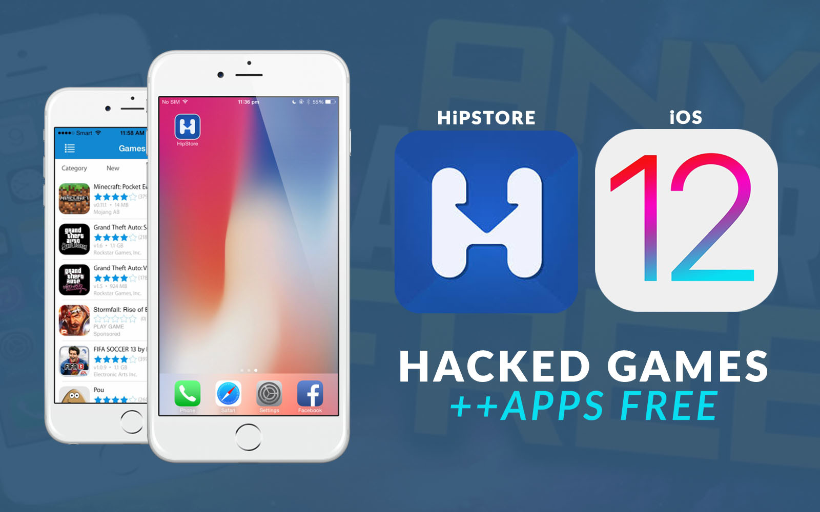 New hipstore update for ios 12 (hacked games/ ++apps)