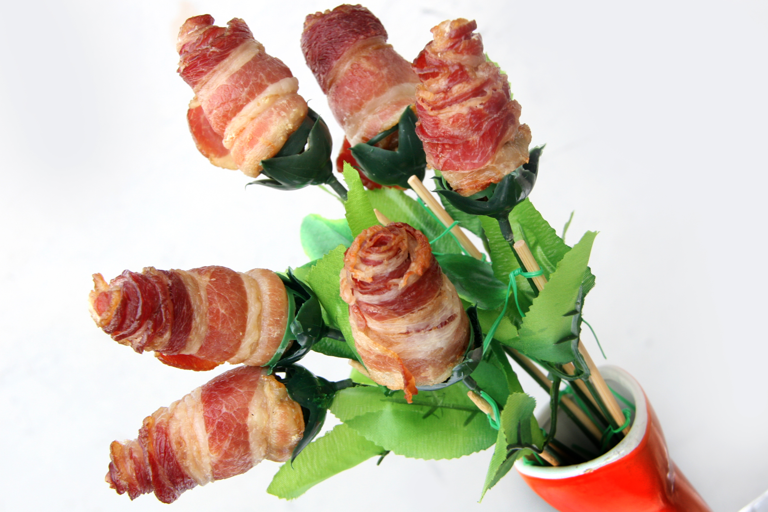 Melt margarine in a large saucepan over medium low heat. 3 Ways to Make Bacon Roses - wikiHow