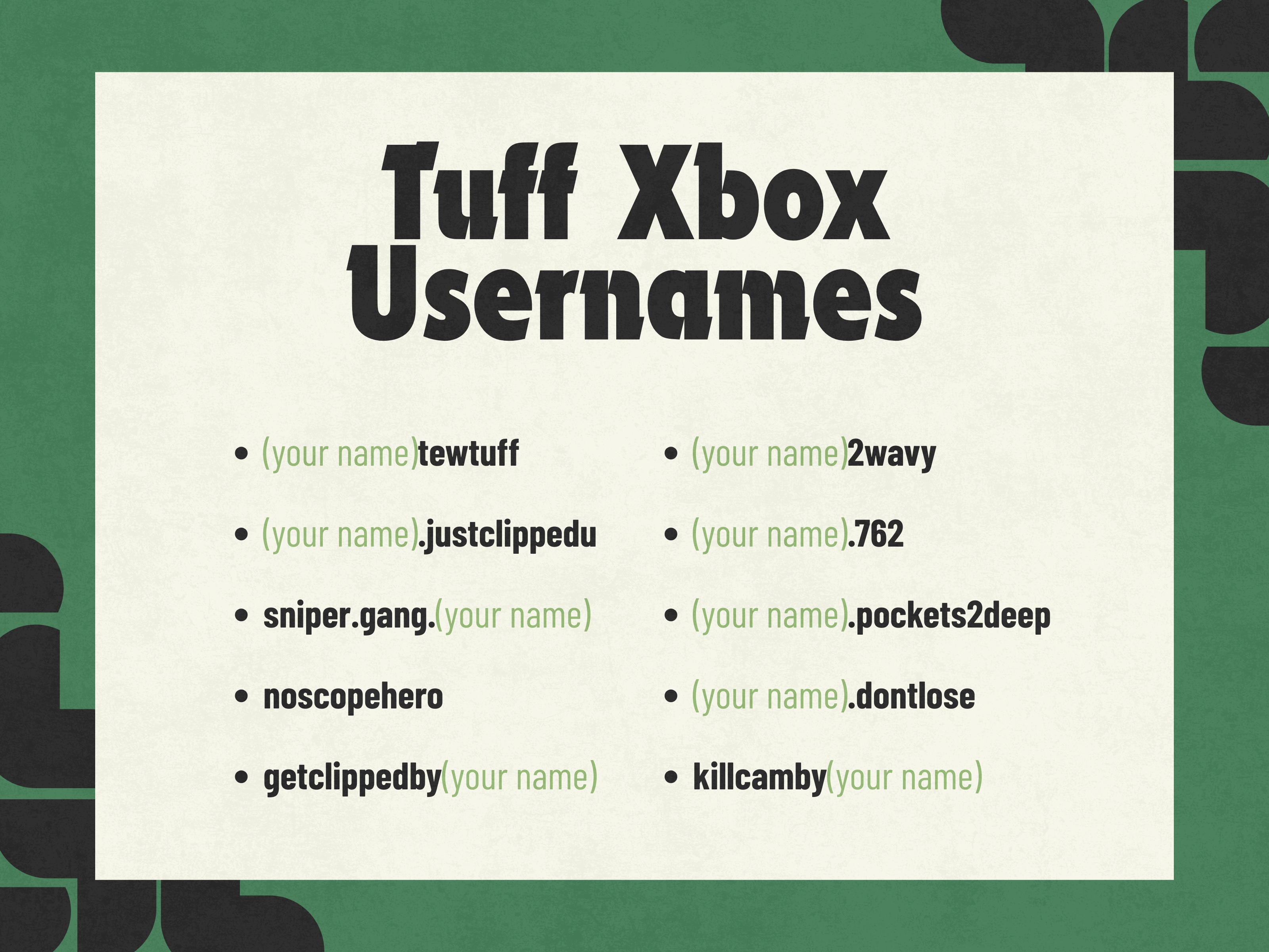 30 Tuff Usernames For Instagram TikTok Gaming Tuff Usernames Step 3 